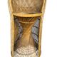 Natural Rattan Stool from the 1960s France