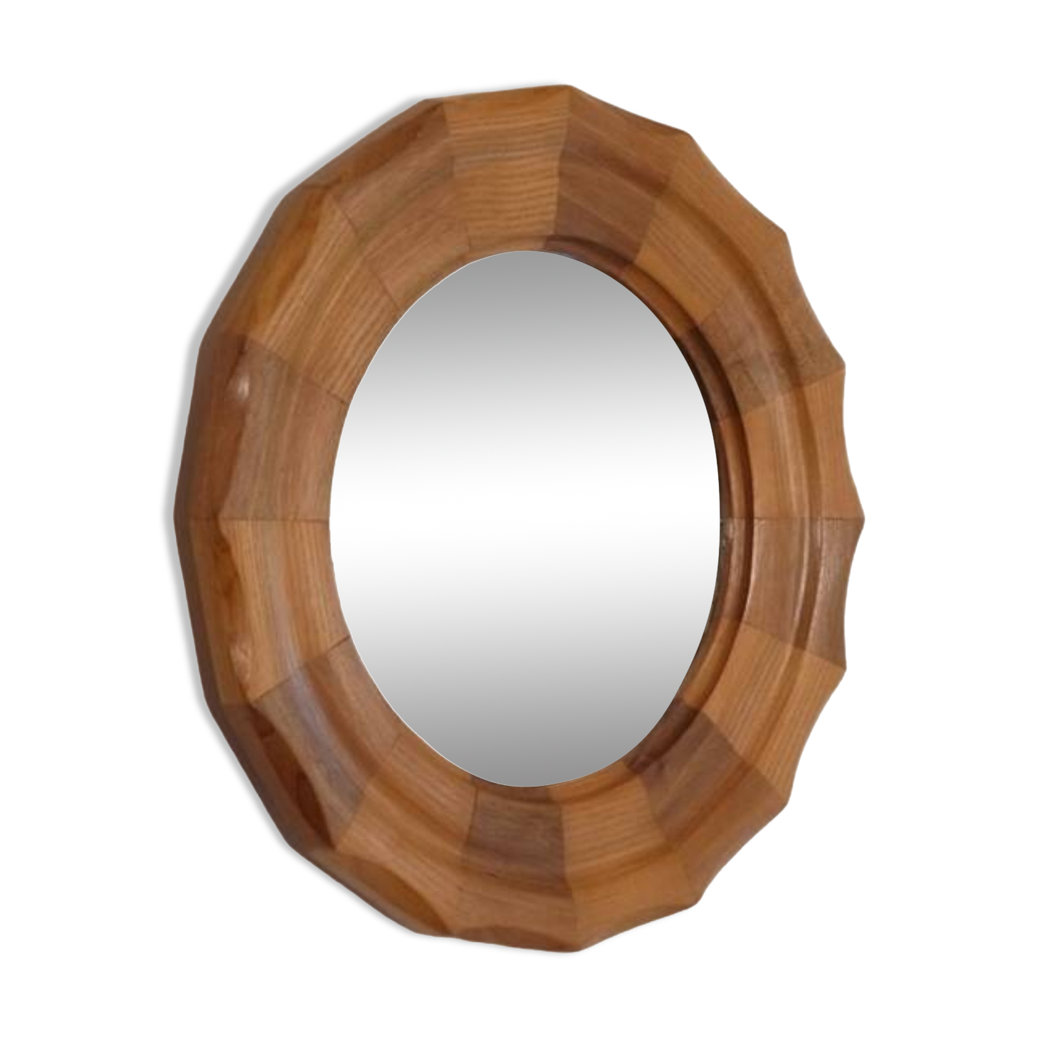 Vintage wooden mirror