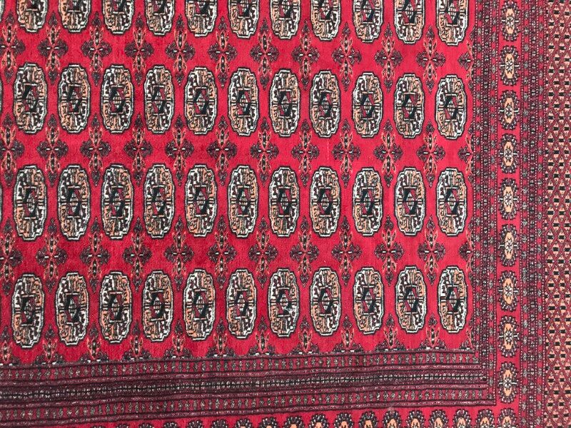 Nice vintage Bukhara of Pakistan carpet handmade 158 X 234 CM