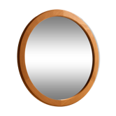 Beech framed mirror by Aksel Kjersgaard