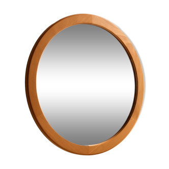 Beech framed mirror by Aksel Kjersgaard