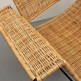 Basket armchair from the 1960s