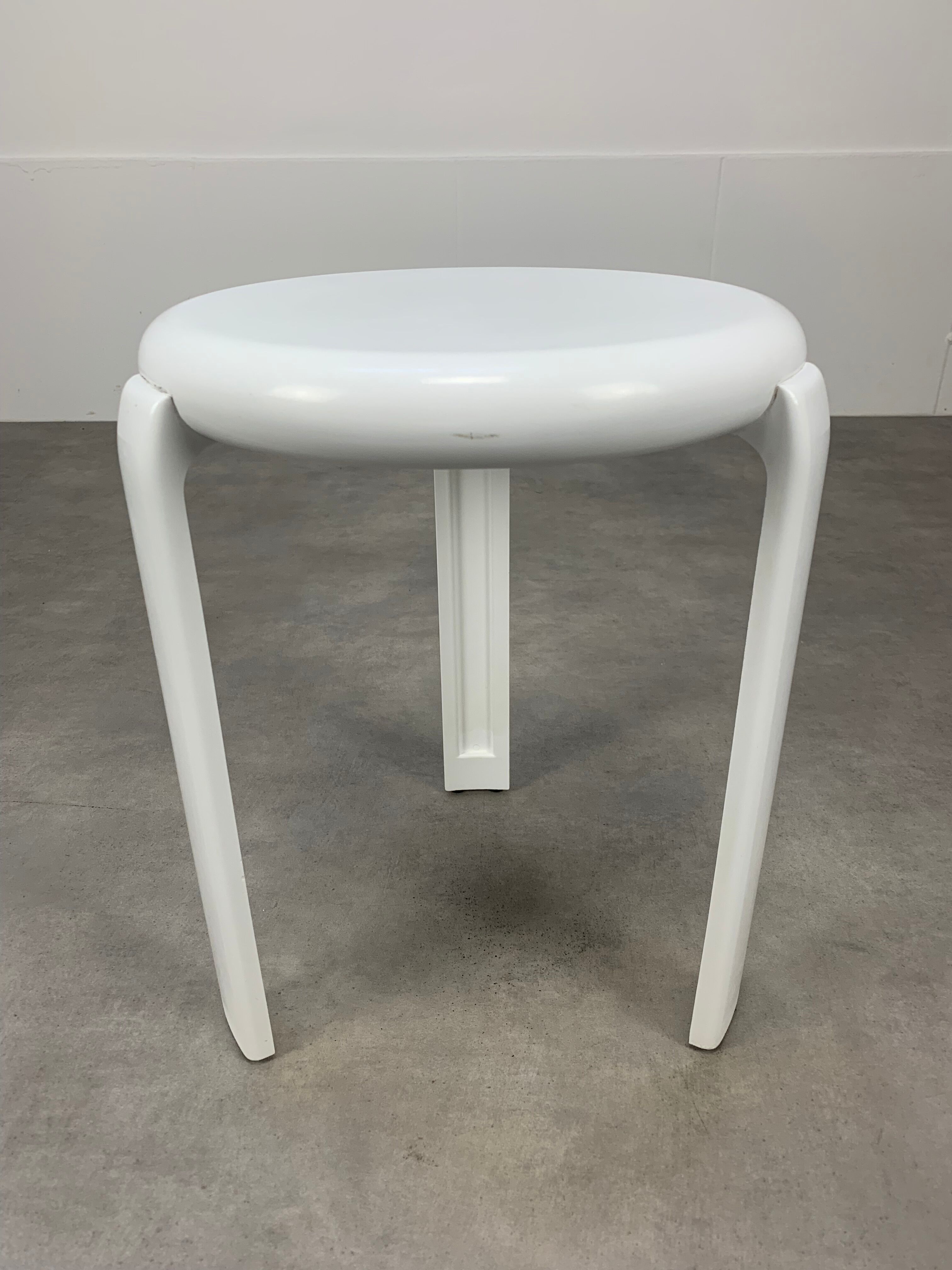 Tabouret tripode Metalplastica Lucchese, Italie, 1970