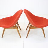 1960s Pair of Miroslav Navratil Armchairs, Czechoslovakia
