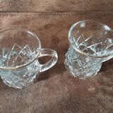 Set of 2 stylish glasses/cups
