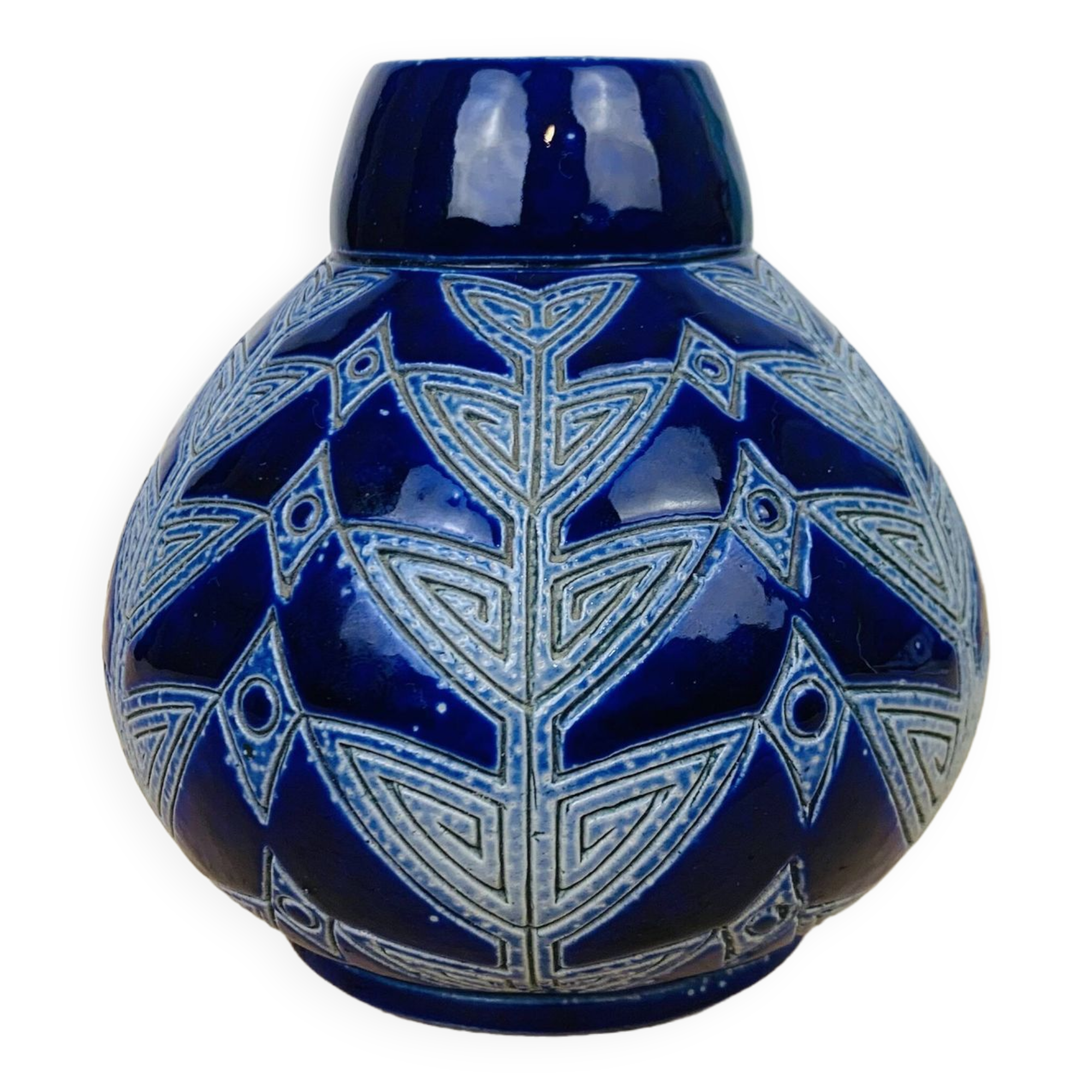 Art Deco Alsace sandstone vase 510, Hubert Krumeich-Remmy in Oberbetschdorf