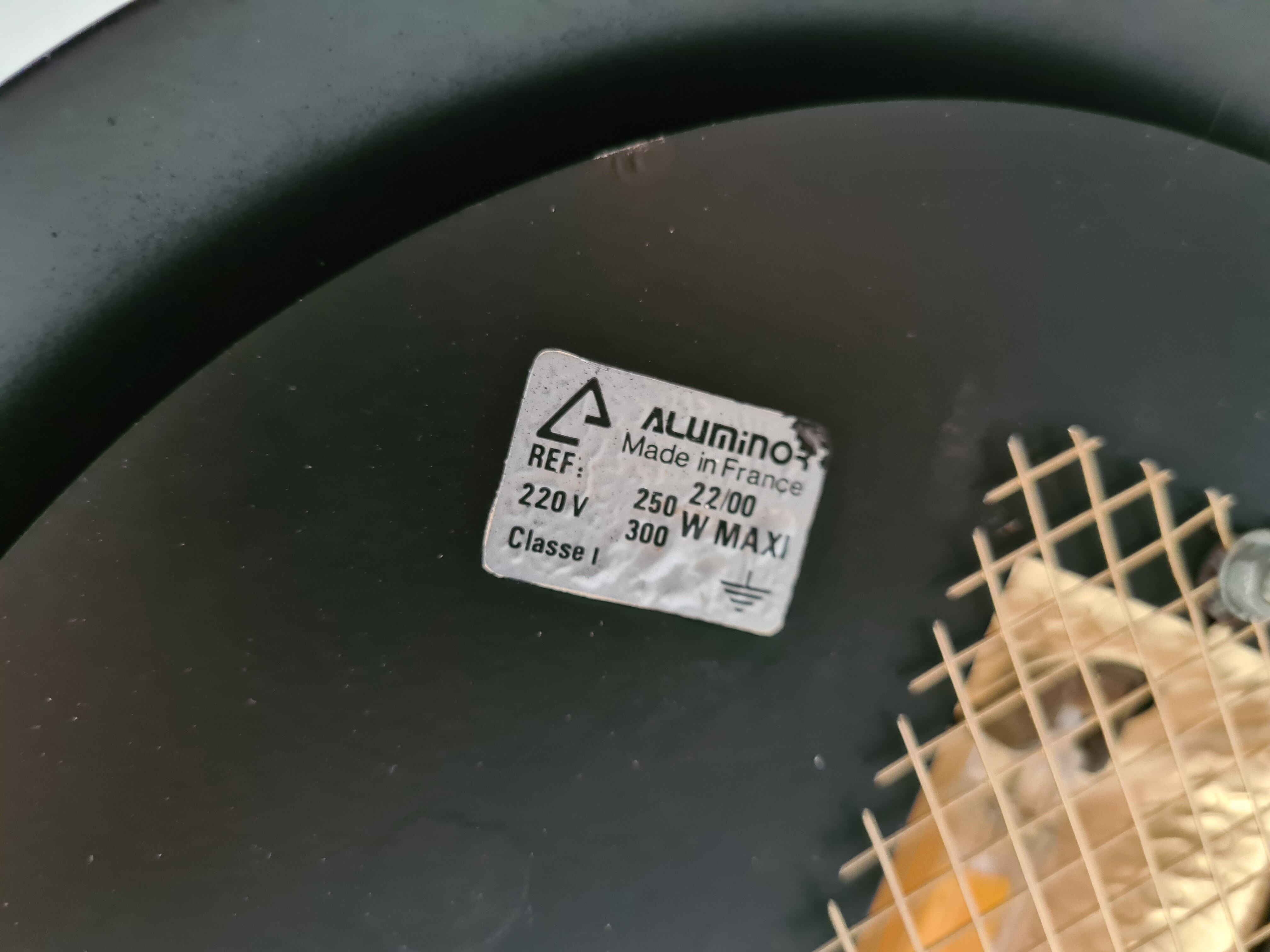 Lampe Aluminor vintage