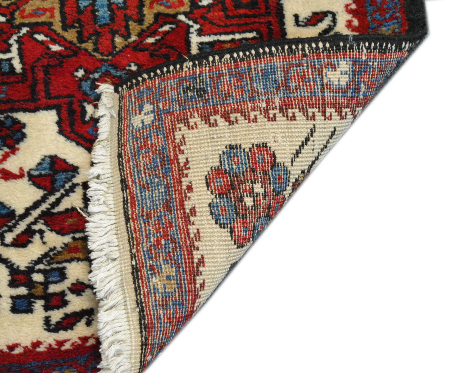 Authentic Persian rug from the mid-20th century 87 x 60 cm