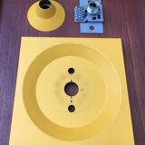 Wall lamp or ceiling light in metal by Klaus Hempel for Kaiser Leuchten, 1970s.