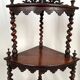 Rosewood corner shelf, Napoleon III period
