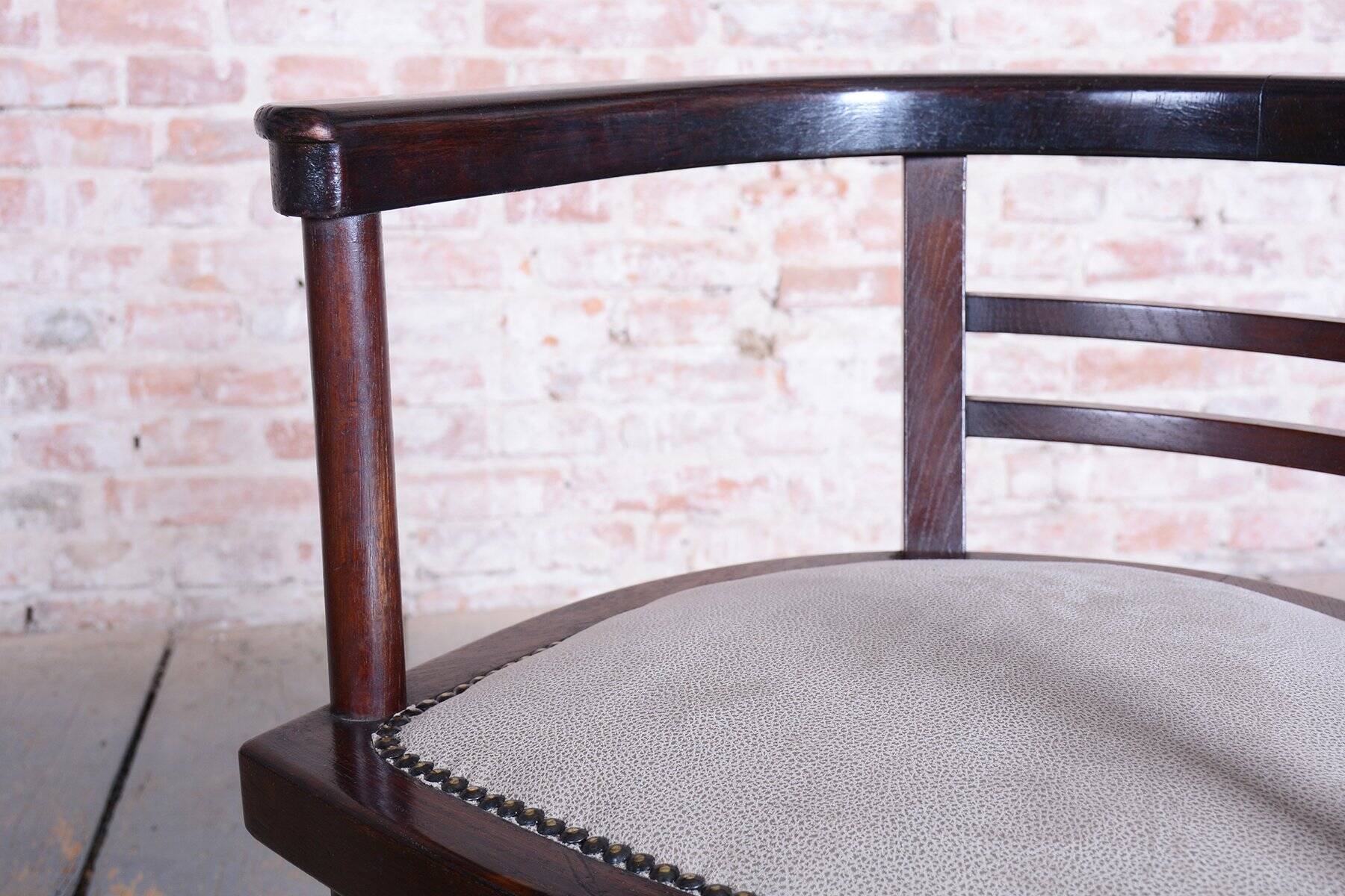 Art Deco Armchair by Josef Hoffmann for Wiener Werkstätte, 1890s