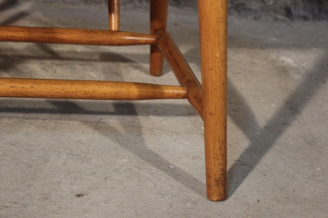 Fauteuil d'appoint scandinave TeVe TV des années 1950 par le designer Alf Svensson pour Bra Bohag et fabriqué par Ljungs Industrier à Malmö, Suède