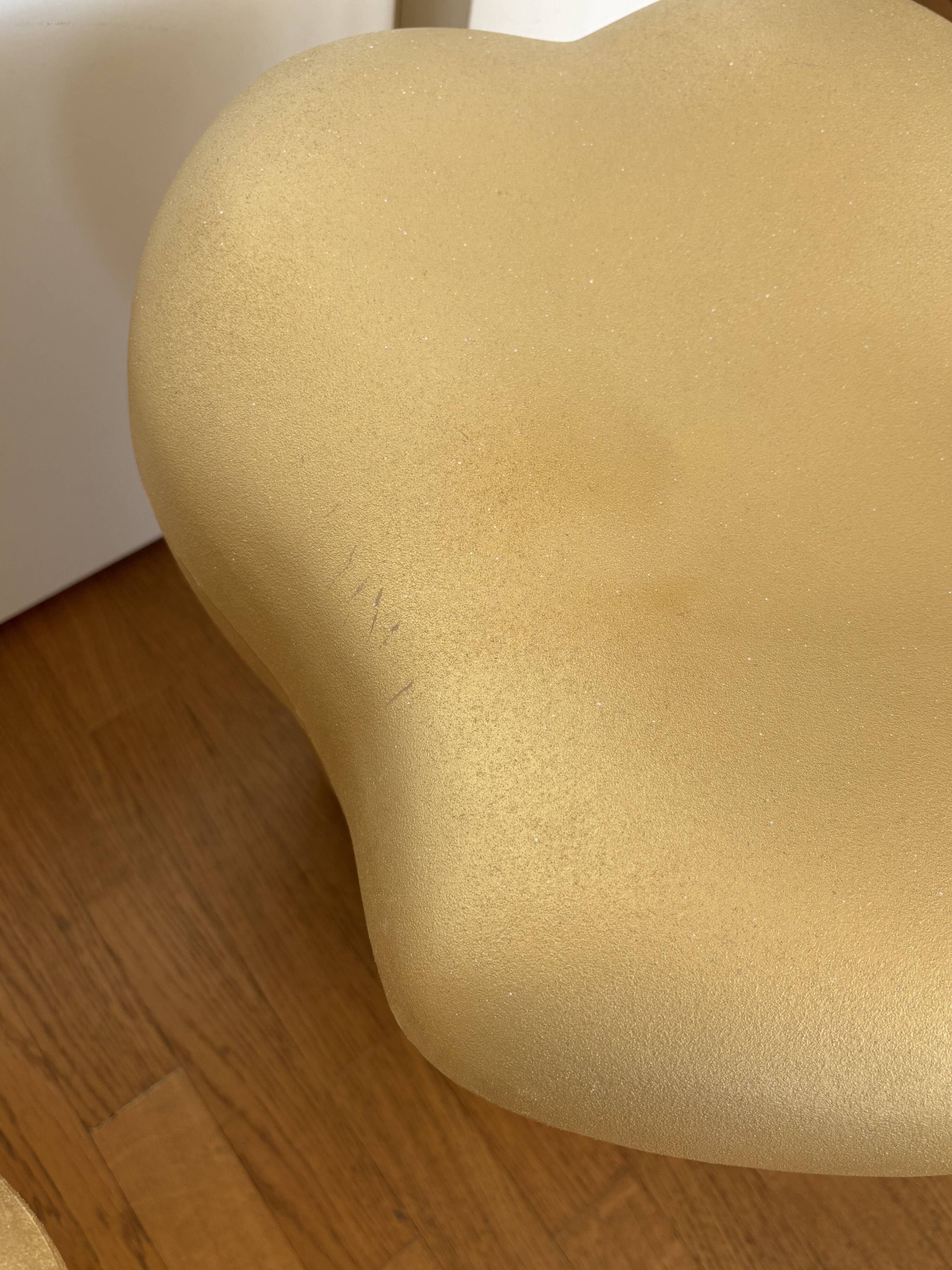 Gold “Tooth” stool – Philippe Starck for XO (Italy, 2002)