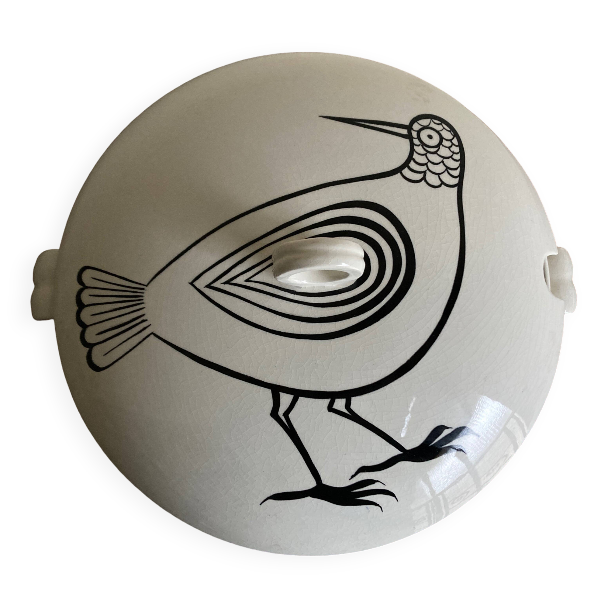 Robert Picault bird soup tureen by Robert Picault 1970
