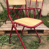 Vintage school chairs