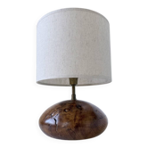Lampe de table olivier brutaliste 1970