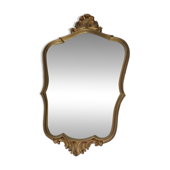 Antique gilded wooden mirror 46/76 cm