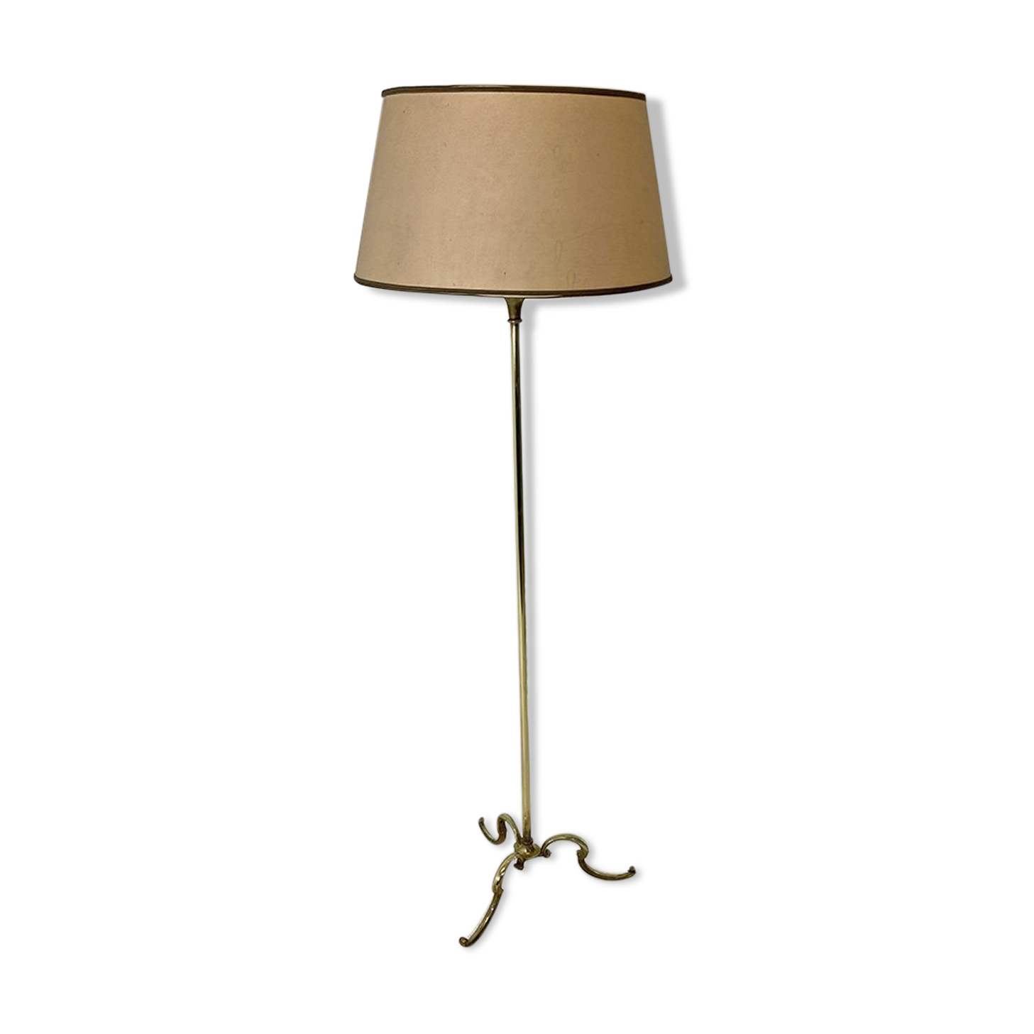 Lampadaire en laiton vintage 1930