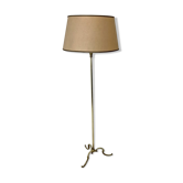 Vintage brass floor lamp 30's