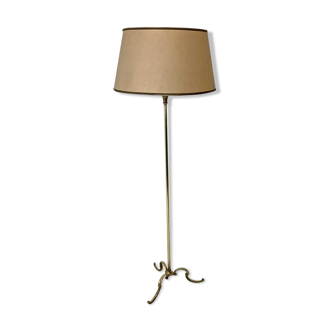 Vintage brass floor lamp 30's