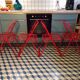 4 ted net mesh folding chairs by Niels Gammelgaard for ikea