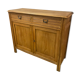Buffet parisien vintage orme massif grand modèle