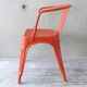 Pair of chairs A 56 - Tolix - Jean Pauchard - 1950-70 - vermilion Red