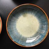 6 Japanese stoneware bowls 10 cm