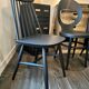 Series of 6 mismatched bistro chairs Baumann and Gizycko