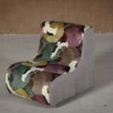 Italian modular sofa (1970) in Freedom Flight velvet – 3-piece