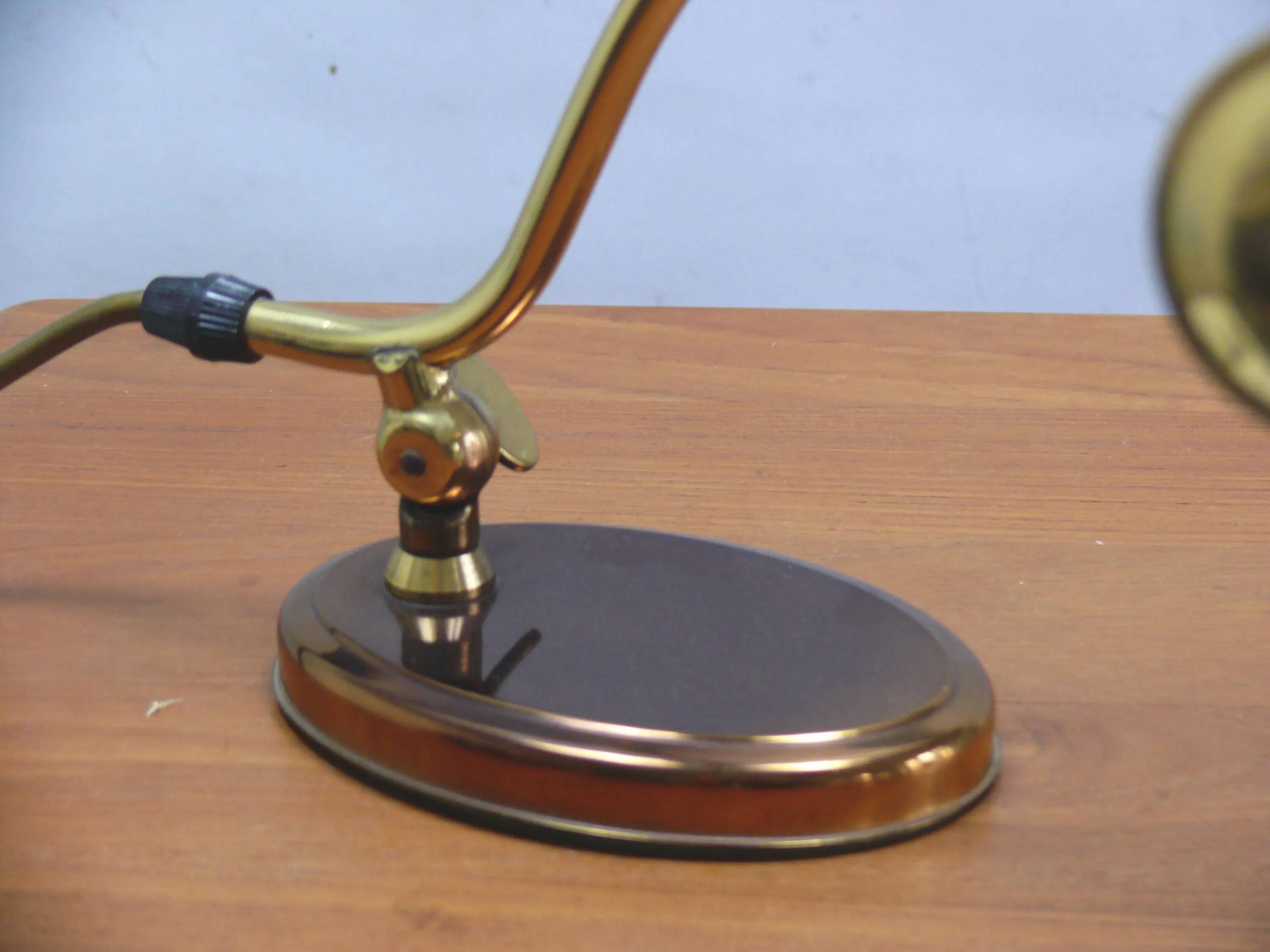 Large brass piano lamp, Pfäffle, 1960s