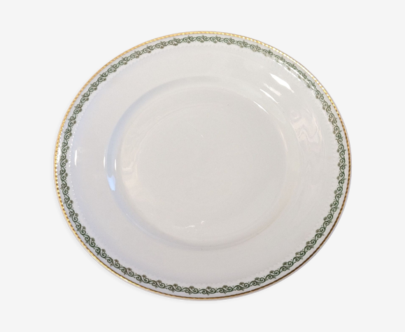Assiette plate ronde vintage Haviland