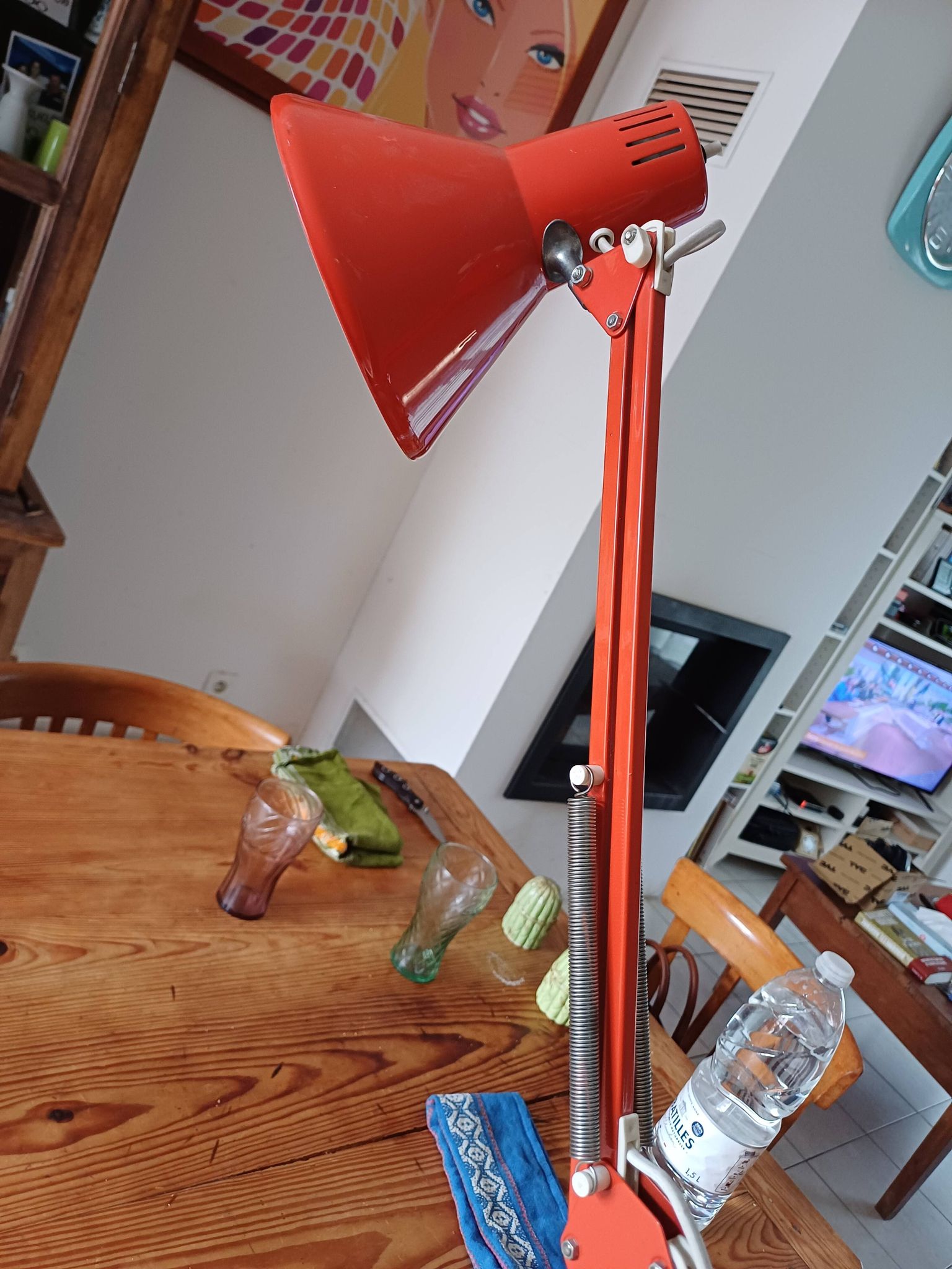 Lampe de Bureau Vintage Italien