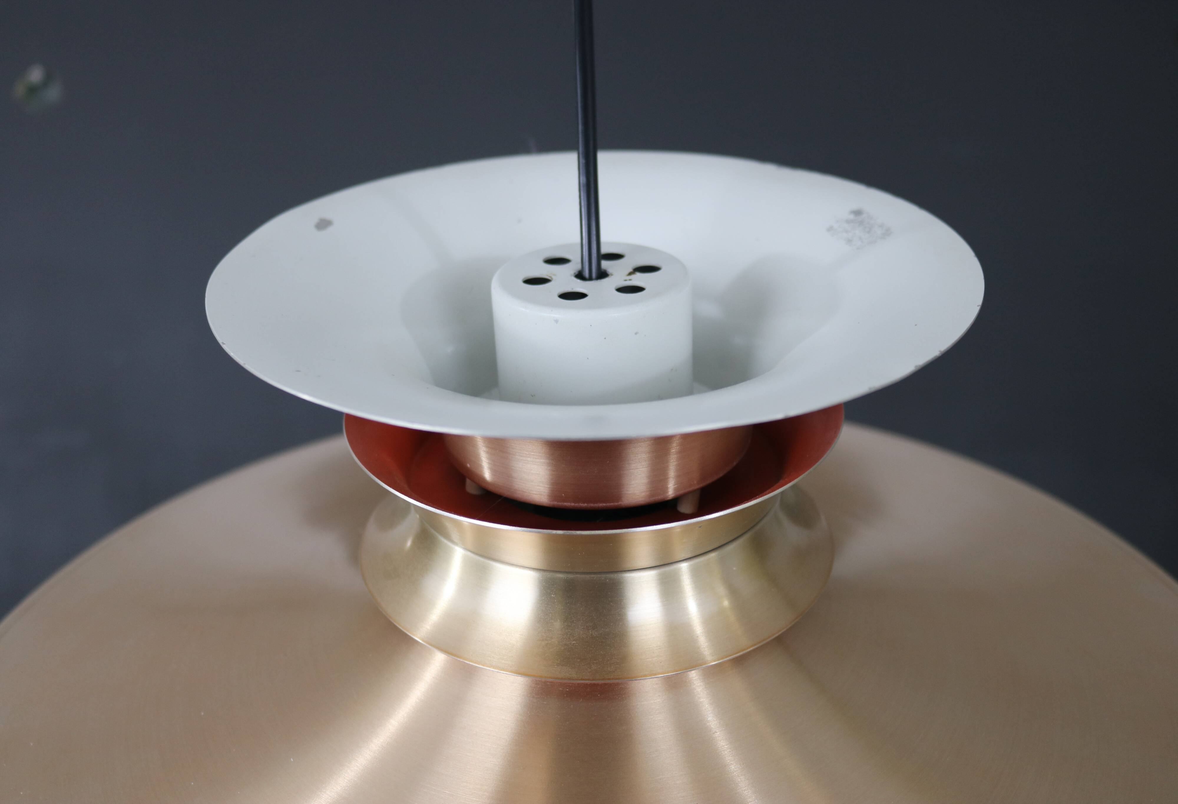 717 Nordsted-pendlen Ceiling Lamp by Bent Nordsted for Lyskaer Belysning, 1970's