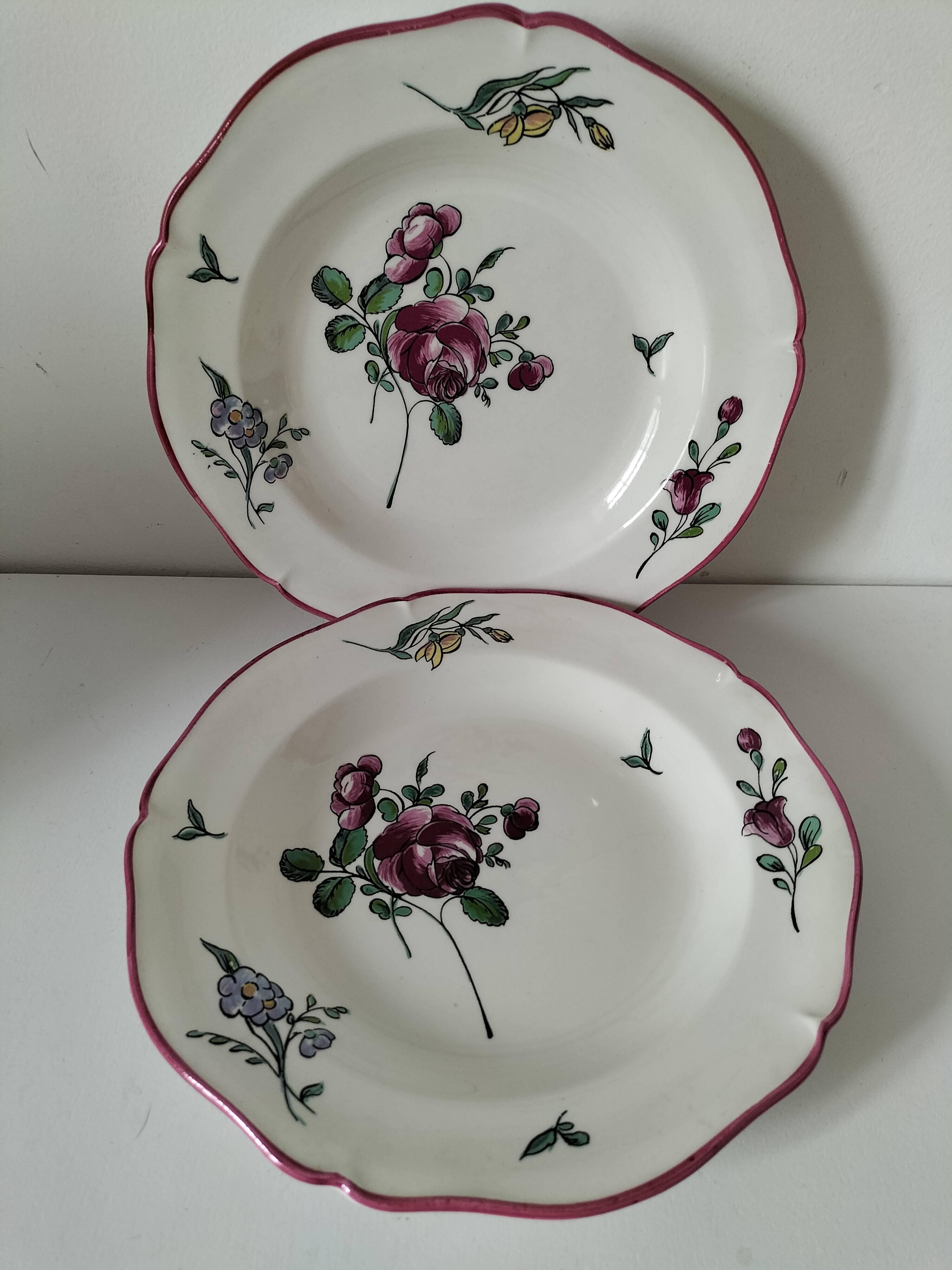 Gien Strasbourg model plate duo