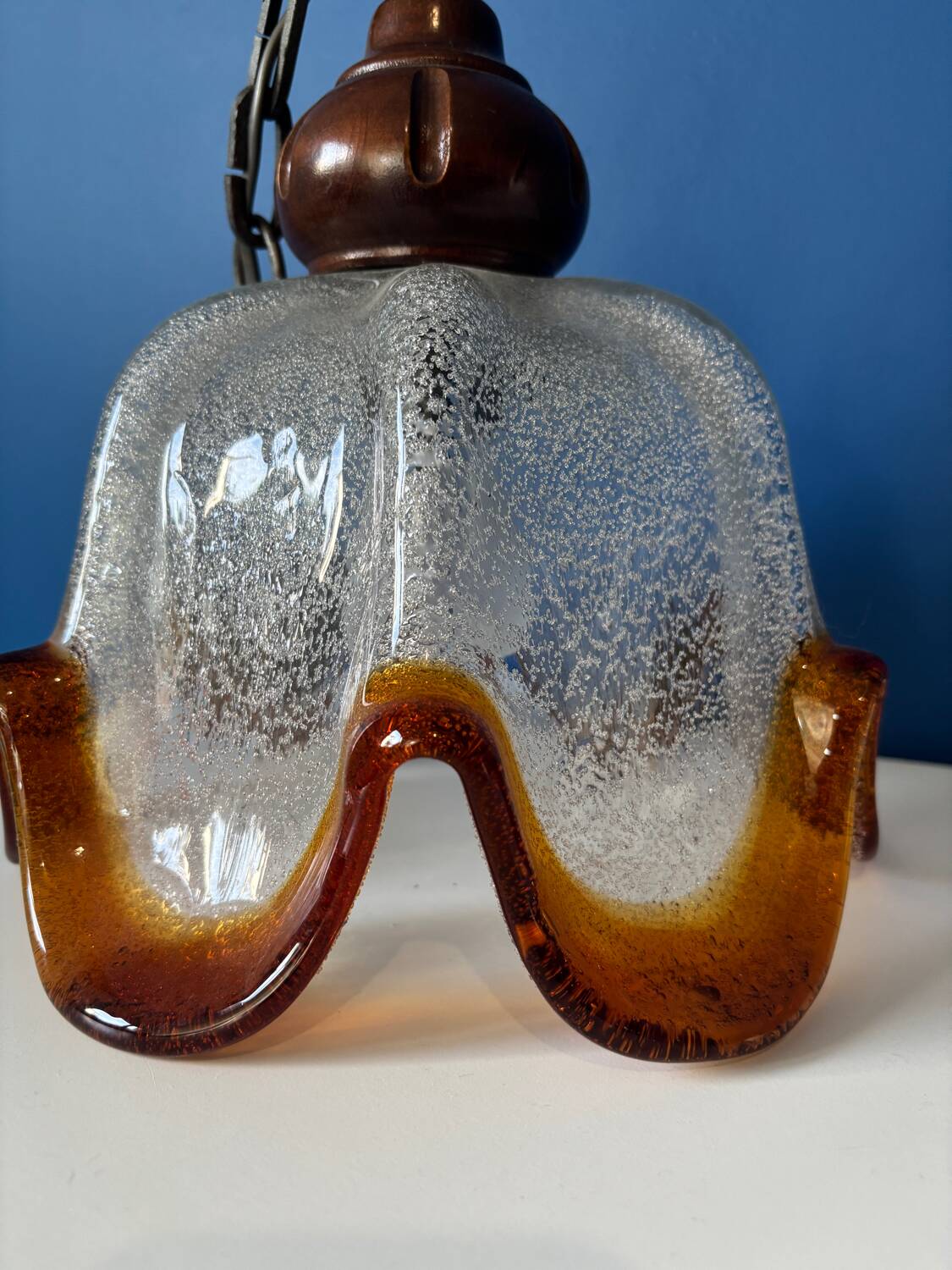 Tulip pendant light in Murano chandelier style Mazagran