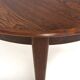 Scandinavian dining table in rosewood, Rosengren, Denmark.