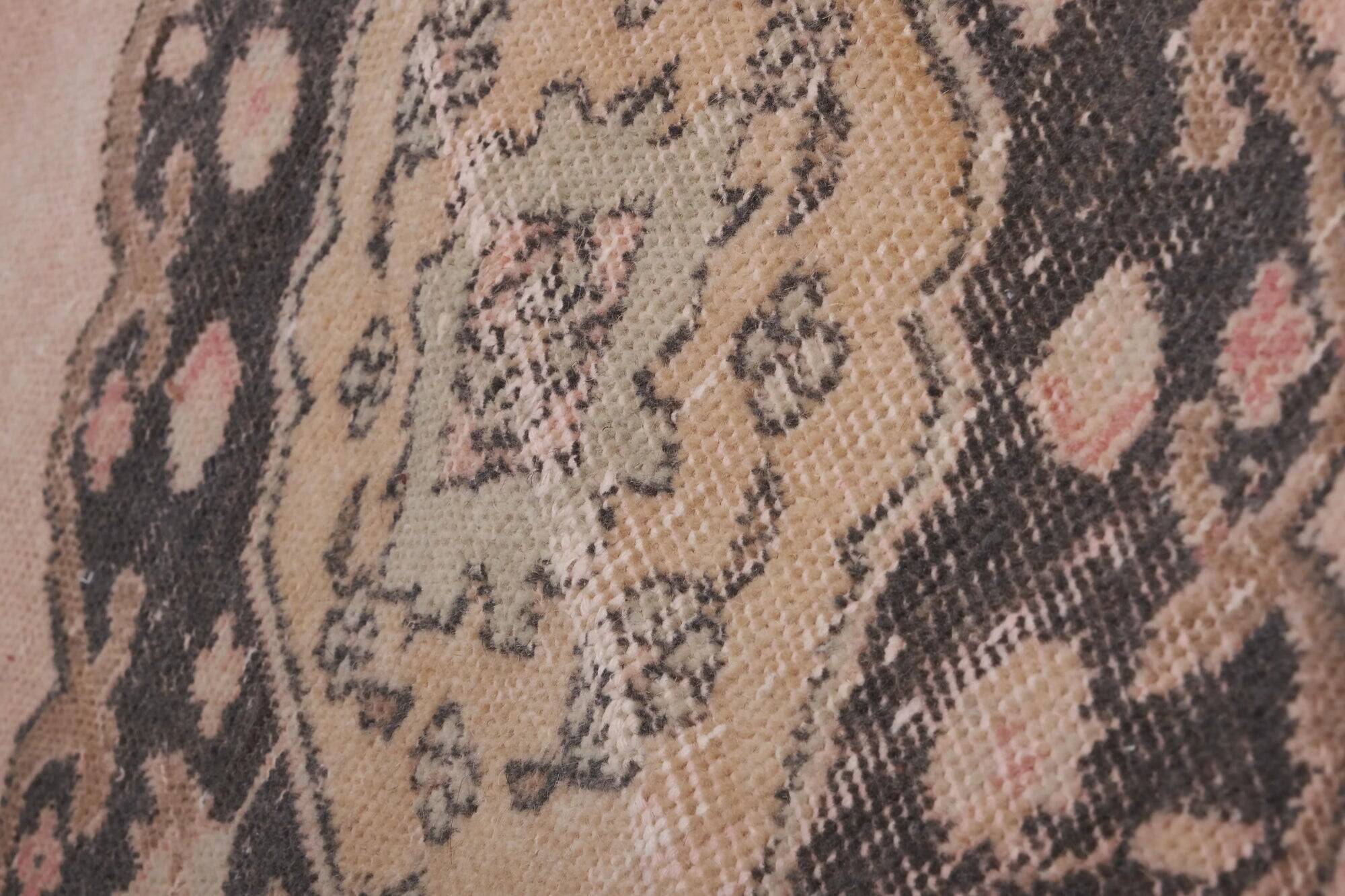 Vintage Turkish hallway rug 86x755 cm