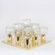 Large glass ice chandelier from Murano by Kalmar, Austria, 1960s.