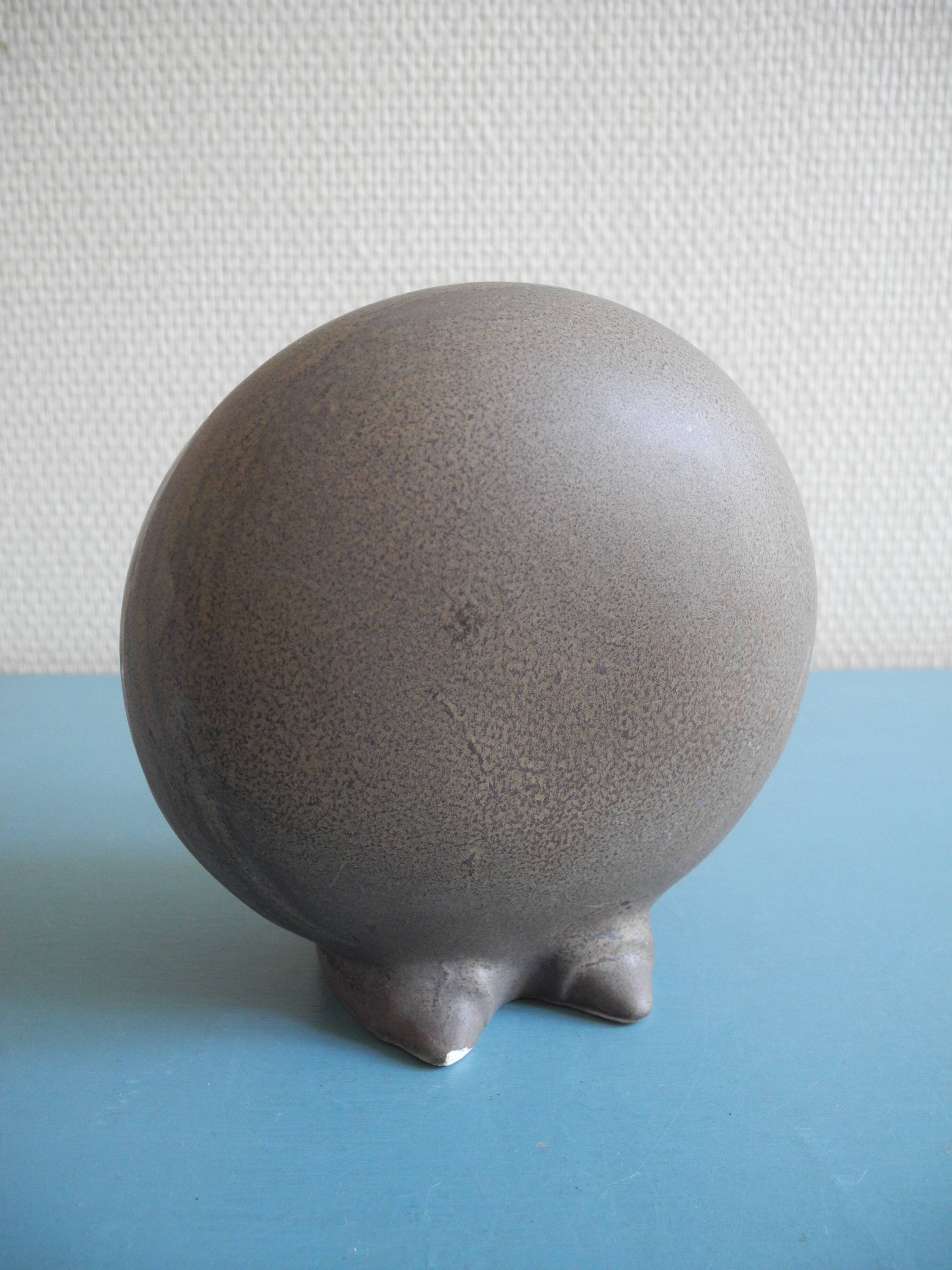 vintage ceramic owl pottery by Eduardo Vega