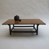 Antique hardwood coffee table origine japonaise 19ème siècle