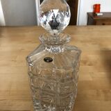 Bohemian crystal whiskey decanter from the 1950s