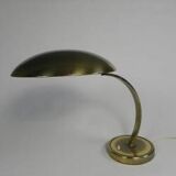 Lampe de bureau Bauhaus en laiton, modèle 6751 par Christian Dell pour Kaiser Leuchten