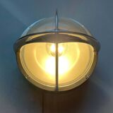 Mid-century Danish metal outdoor wall light model Pirate by Eva Koppel, Nils Koppel, Gert Edstrand for Nordisk Solar, 1960s.