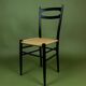 Vintage Italian cord chair from the 1960s by Gio Ponti.