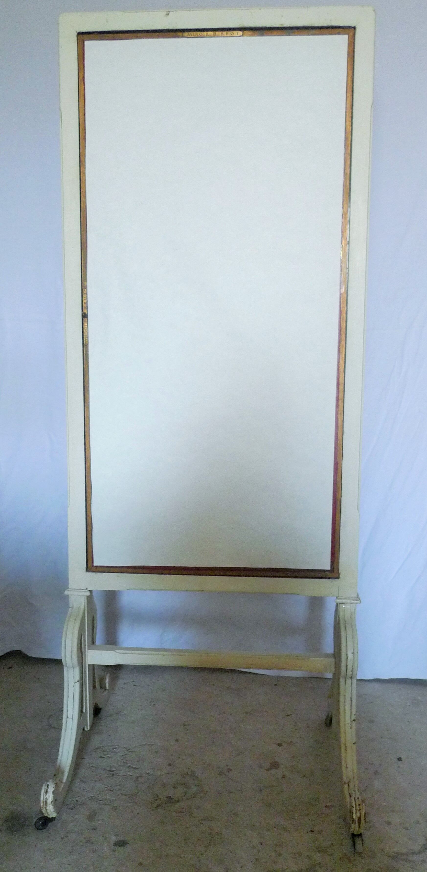 Mirror Brot on triptych feet for store