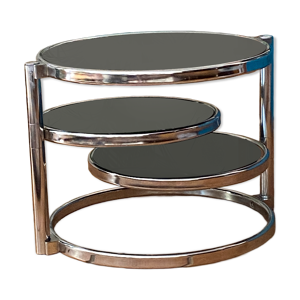 Table basse avec éléments - noir