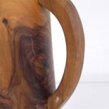 Vase à anse en olivier 1960