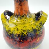 Vintage psychedelic tricolor vase