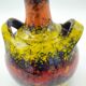 Vintage psychedelic tricolor vase